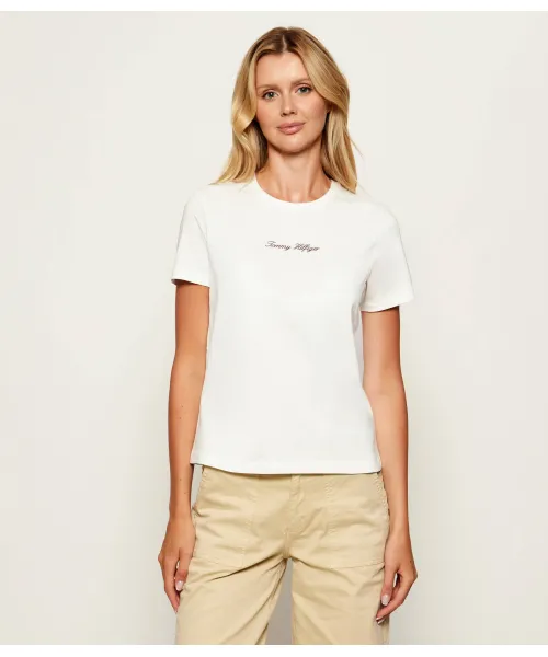 

Футболка Regular fit Tommy Hilfiger, бежевый