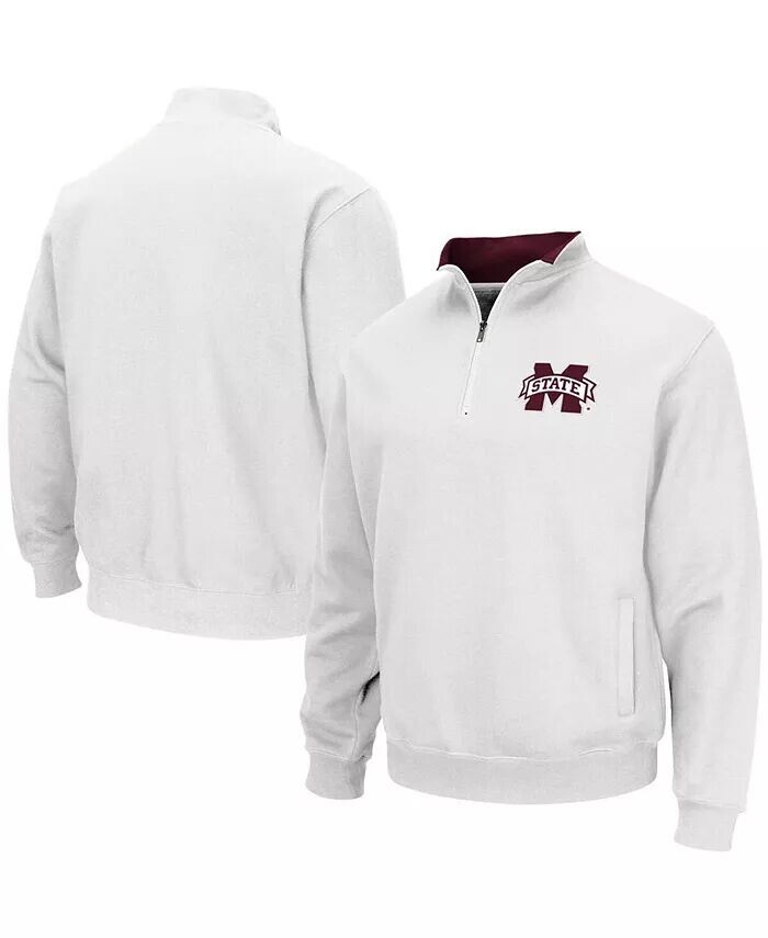 

Мужская толстовка на молнии с логотипом Mississippi State Bulldogs Tortugas Colosseum, белый
