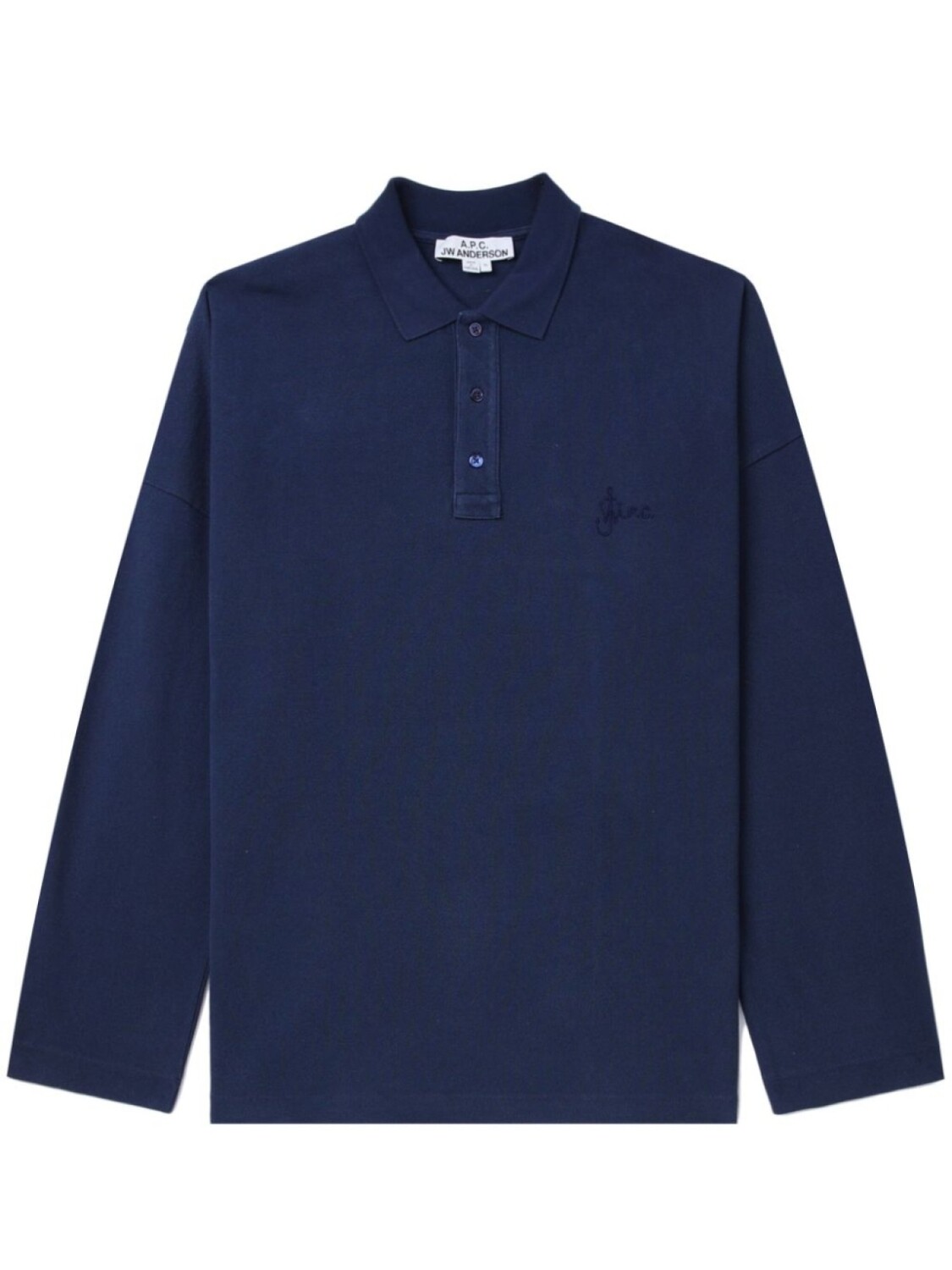 

A.P.C. x JW Anderson polo shirt, синий