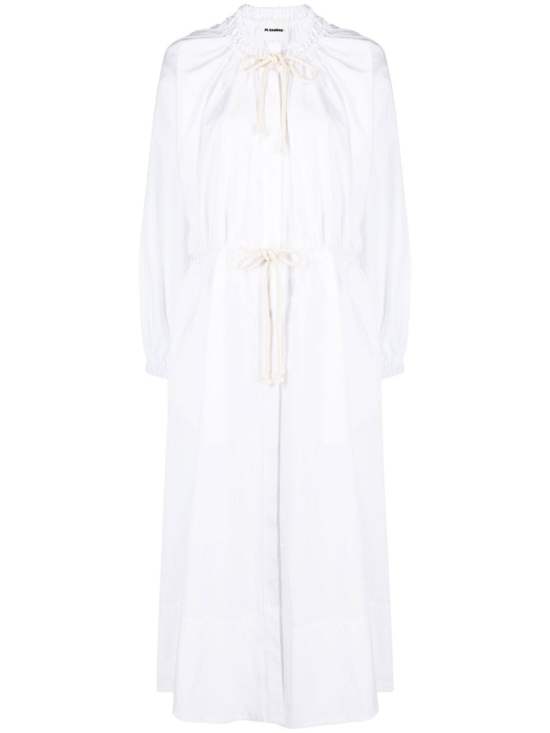 

Jil Sander платье с длинными рукавами, белый