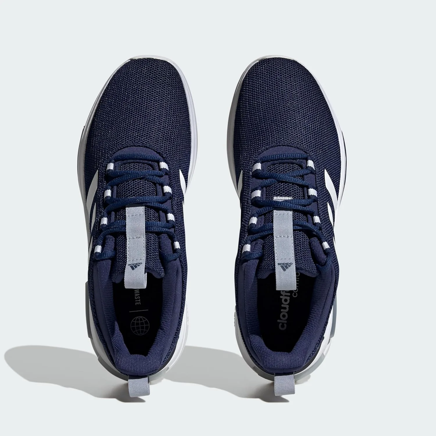 Мужские кроссовки Adidas Racer Tr23, белый/темно-синий — фото 3