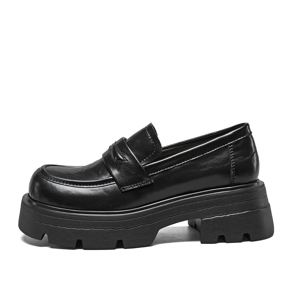 Лоферы женские цвета экрю YEARCON, Black