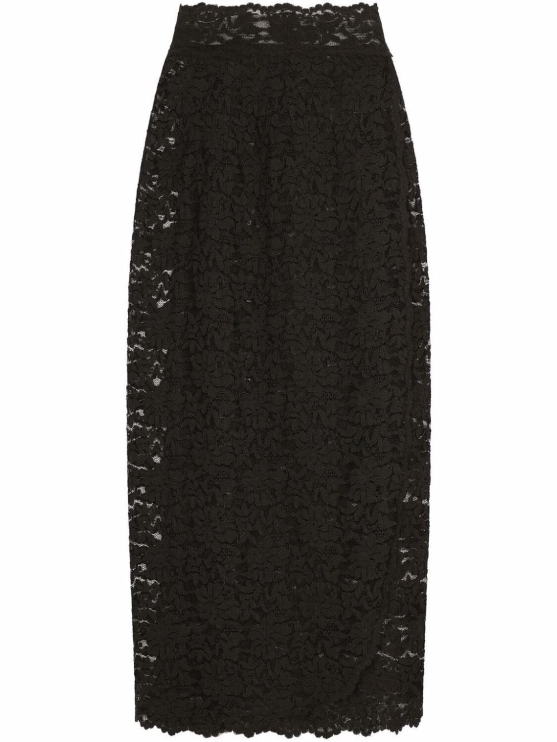 

Dolce & Gabbana кружевная юбка миди, черный