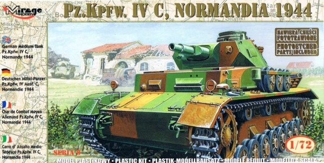 

Мираж, Pz.Kpfw. IV C Нормандия 1944, Модельный комплект, 12+ Mirage