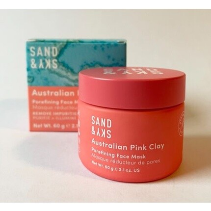

Маска для лица Sand & Sky, сужающая поры, с австралийской розовой глиной, 60 г, Красный, Маска для лица Sand & Sky, сужающая поры, с австралийской розовой глиной, 60 г