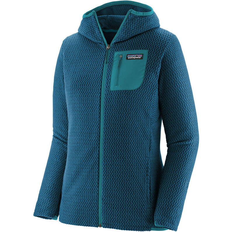 

Женская куртка с капюшоном R1 Air Patagonia, синий
