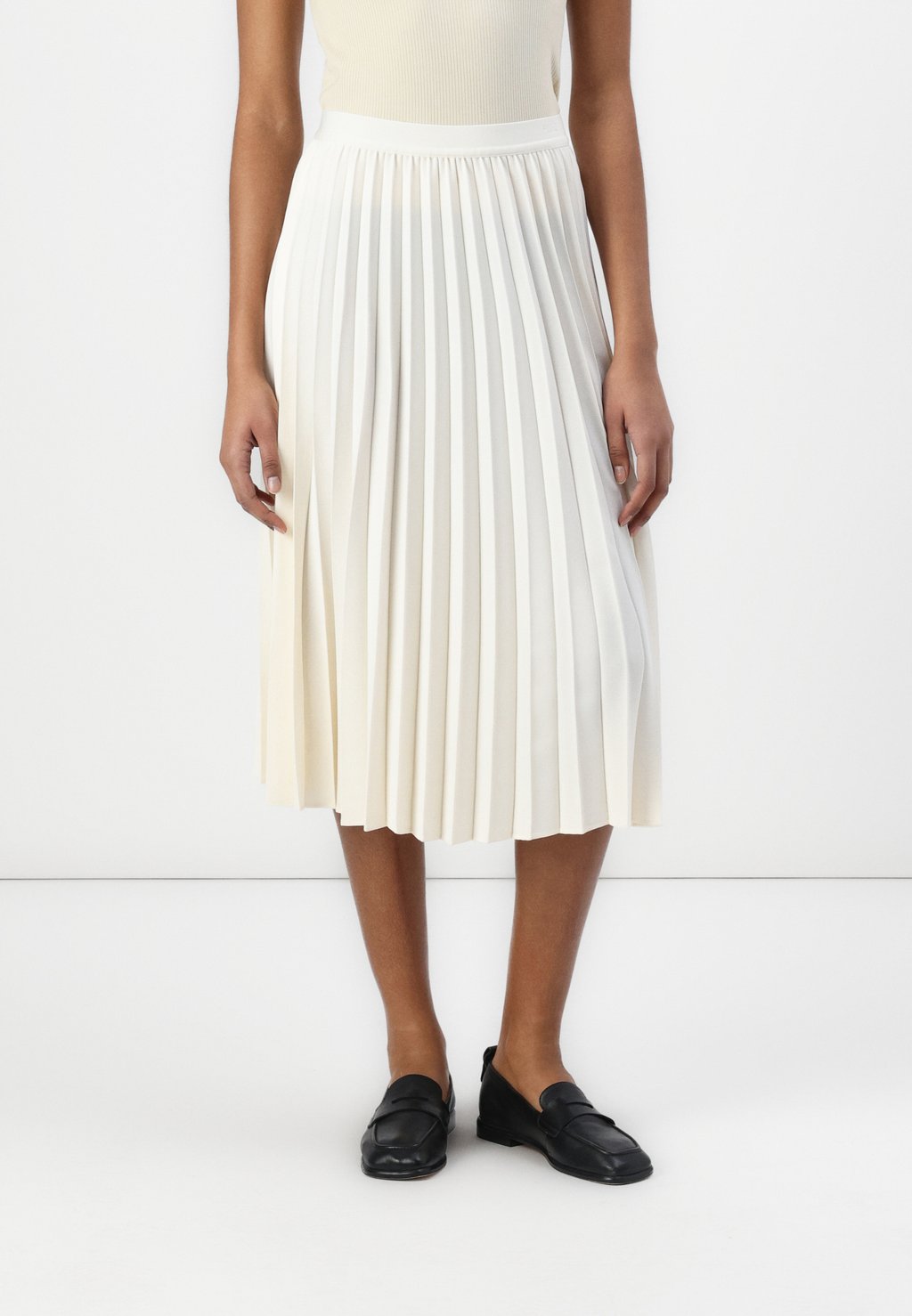 

Юбка А-силуэта FLUID PLEATED PULL ON MIDI SKIRT Tommy Hilfiger, молочный