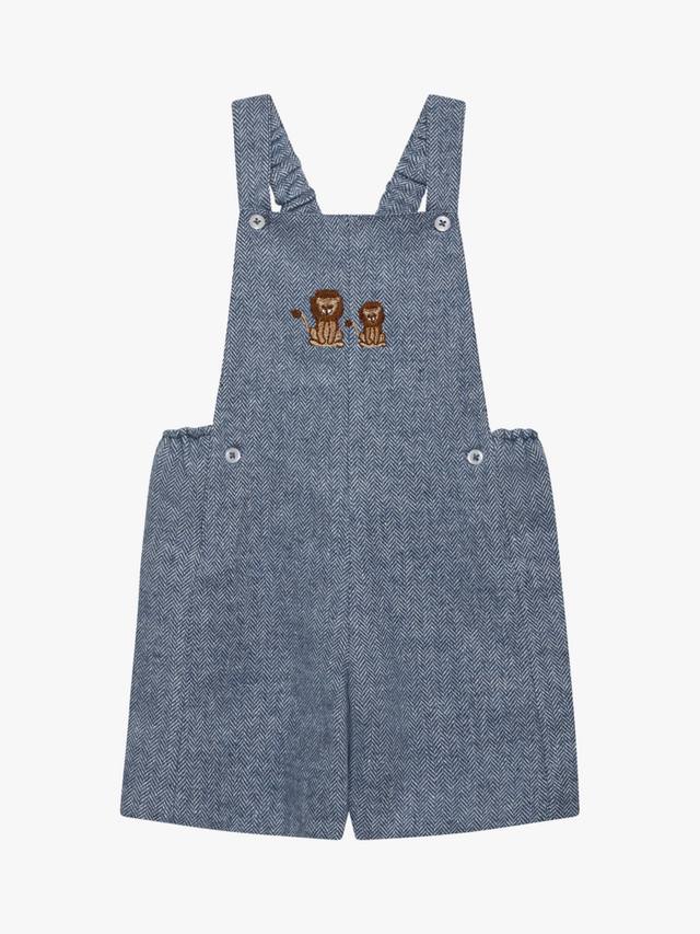 

Бибшорты Baby Lion Alfie Trotters, Blue Herringbone