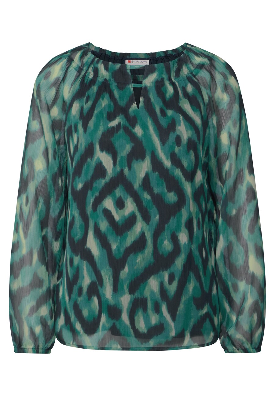 

Блуза STREET ONE, цвет Green/Dark green