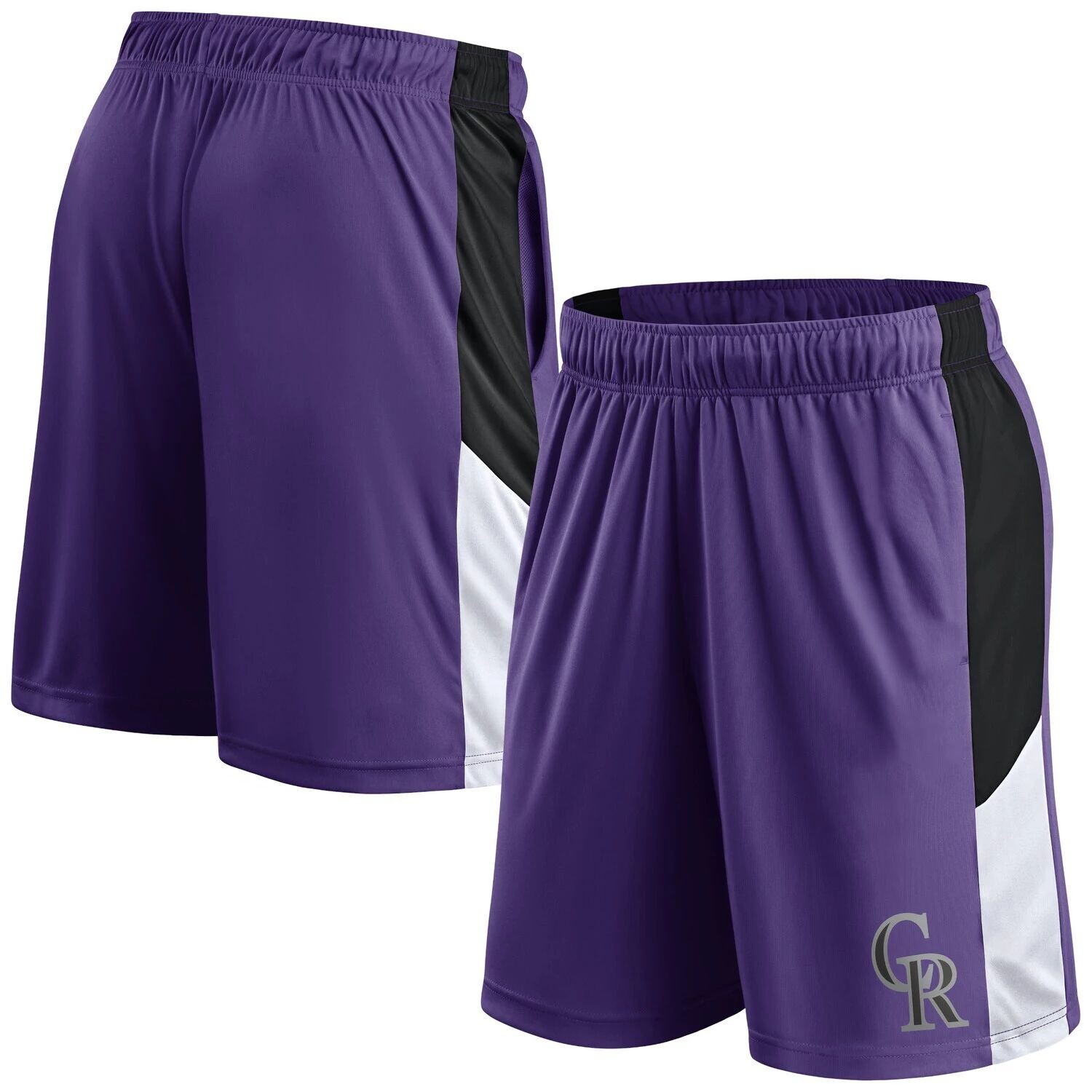 

Мужские фирменные фиолетовые шорты с логотипом Colorado Rockies Primary Fanatics