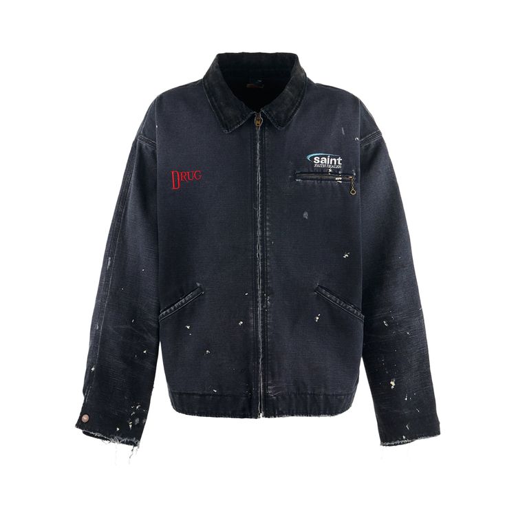 

Куртка SAINT Mxxxxxx Detroit Jacket 'Black', черный