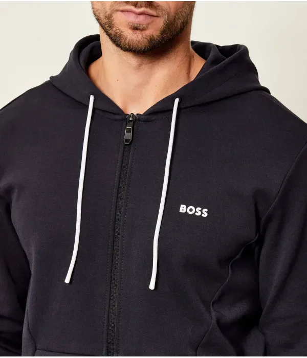 Толстовка FZ Hoodie Zone regular fit Boss Green, темно-синий — фото 4