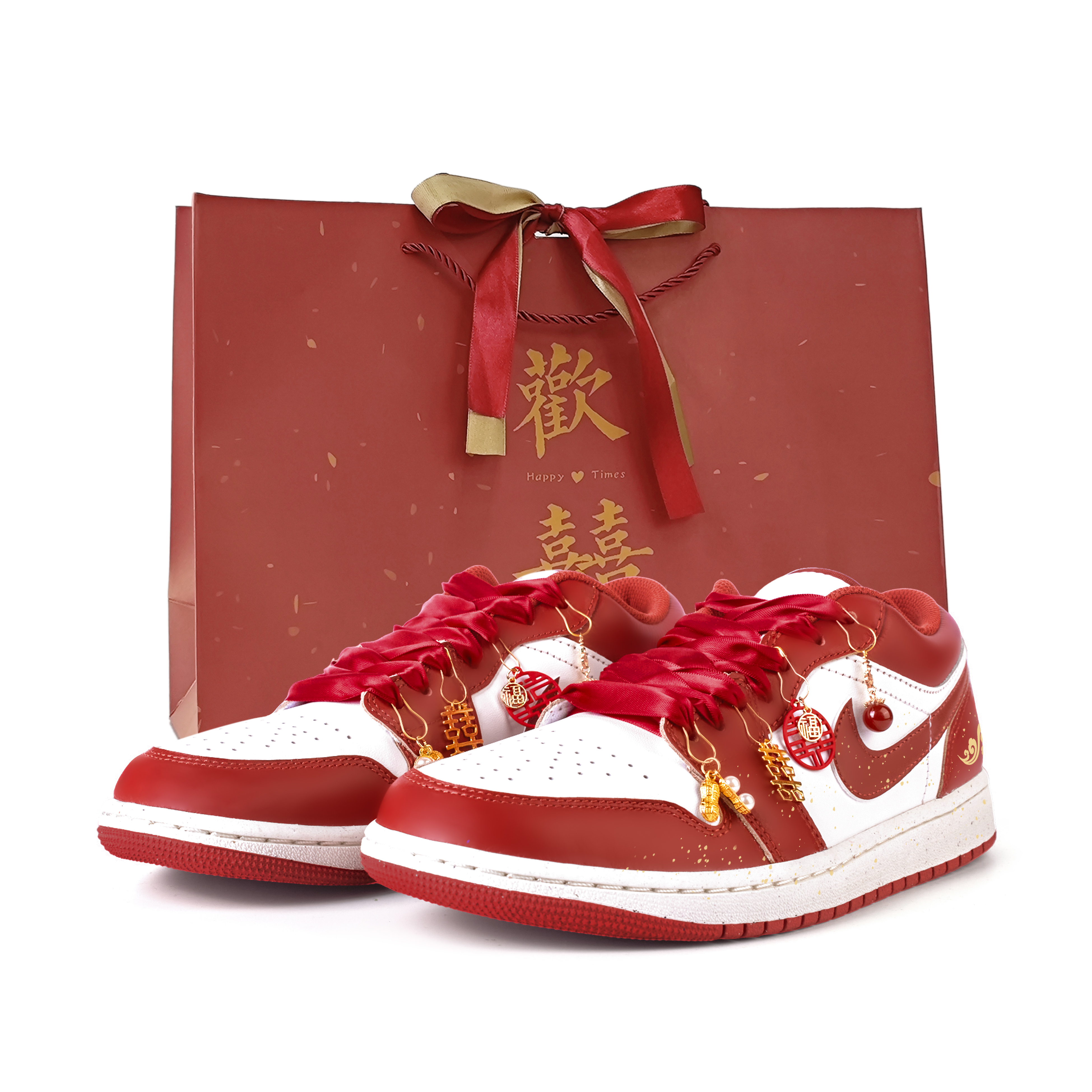 

Jordan Баскетбольные кроссовки Air 1 Vintage, низкие, мужские, красные/белые