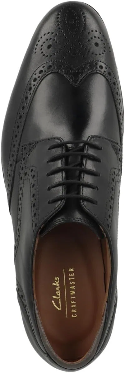 Туфли Clarks Craft Arlo Limit Men's Brogue, Black Leather 26171452 — фото 2