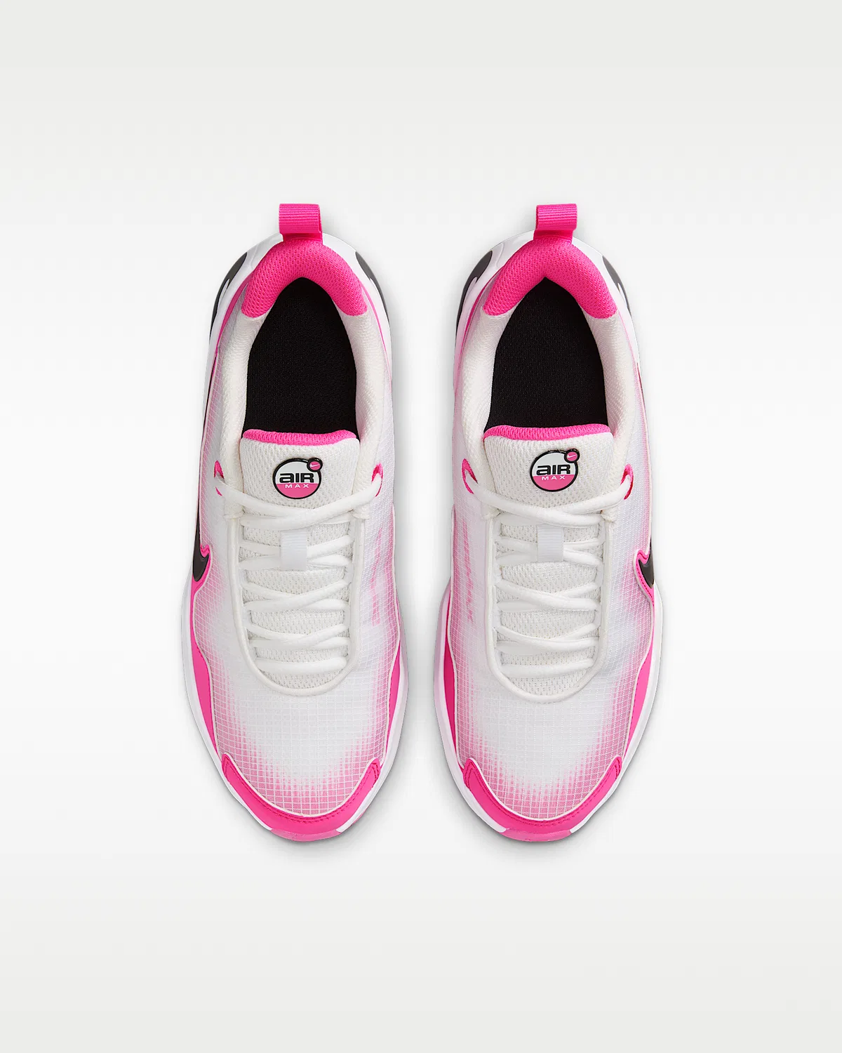 Кроссовки Nike Air Max Nova для детей старшего возраста, White/Laser Fuchsia/Black — фото 4