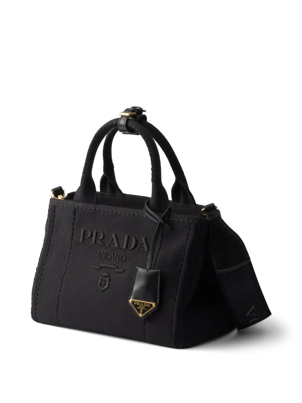 Маленькая сумка-тоут Jardini?re Prada, черный — фото 3