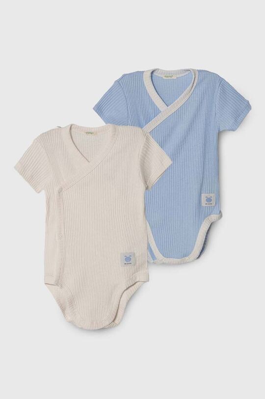 

United Colors of Benetton Комплект из 2 хлопковых боди для малышей, синий