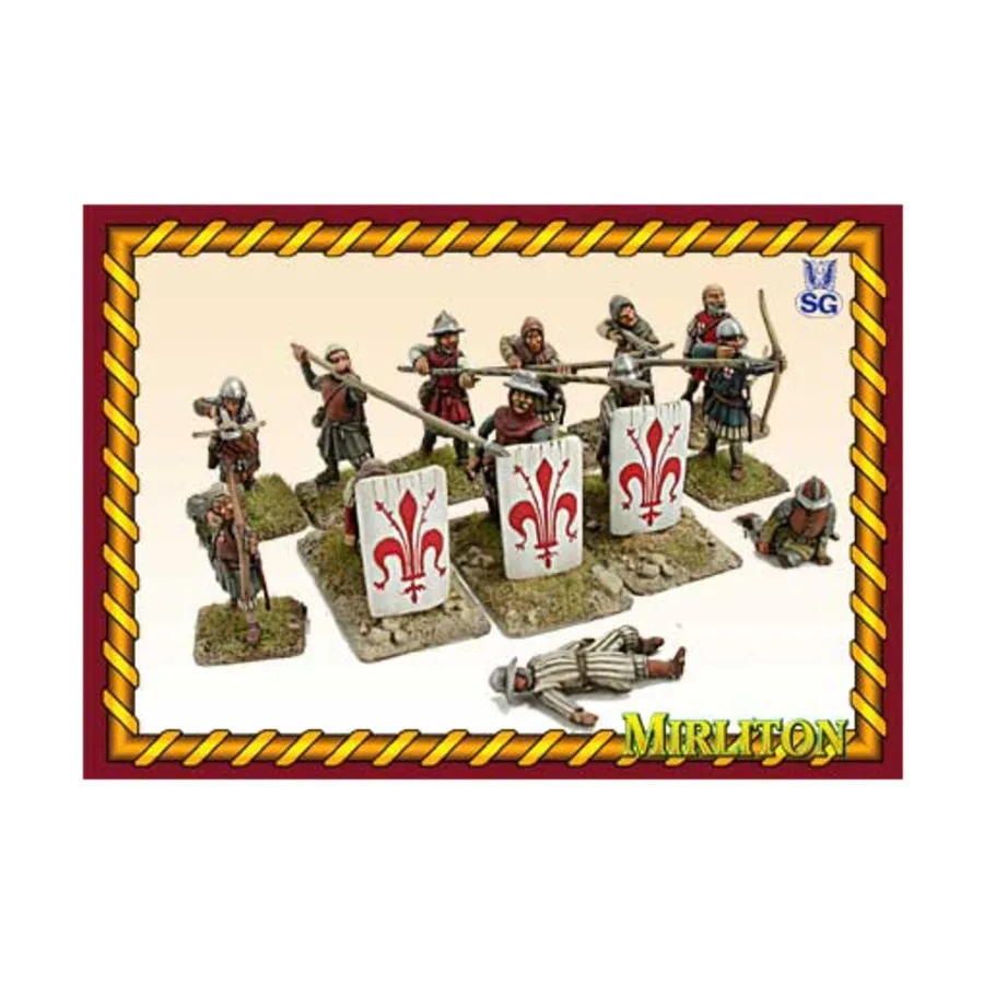 

Средневековые итальянские солдаты, Historical Miniatures - Diorama Kits (28mm) (Mirliton SG)