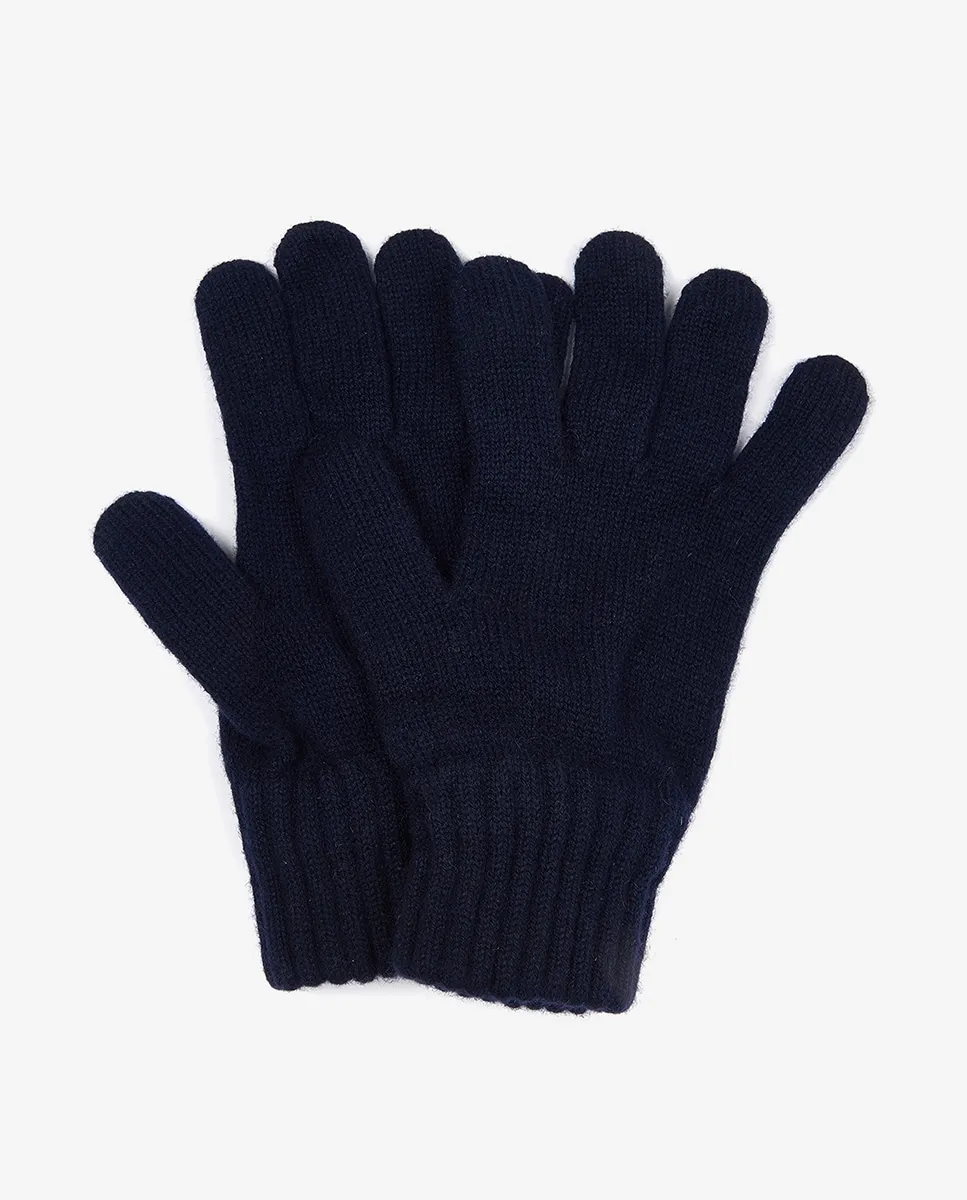 

Мужские перчатки, изготовленные из чистой шерсти Barbour, темно-синий