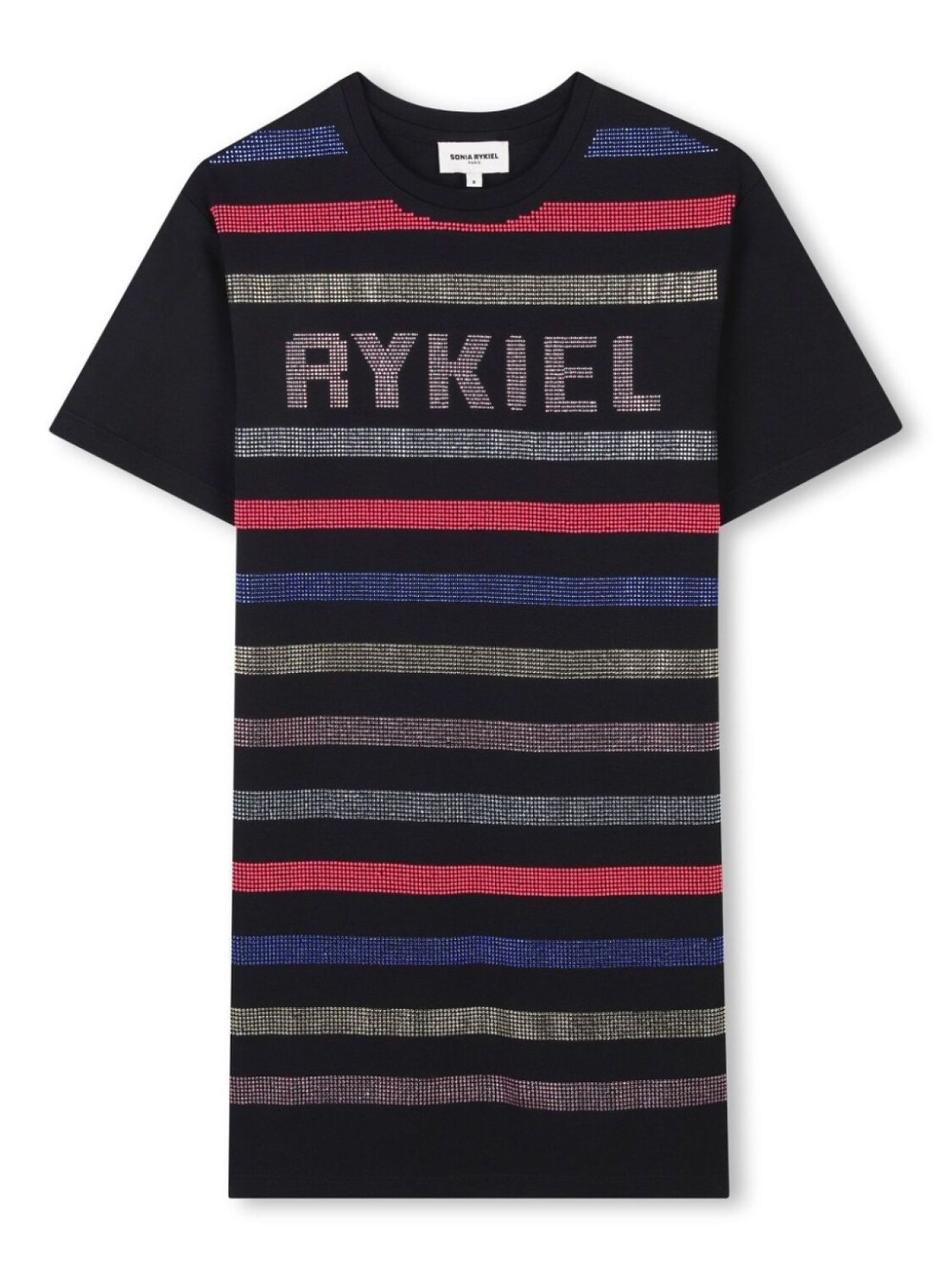 

SONIA RYKIEL ENFANT платье мини с логотипом, черный