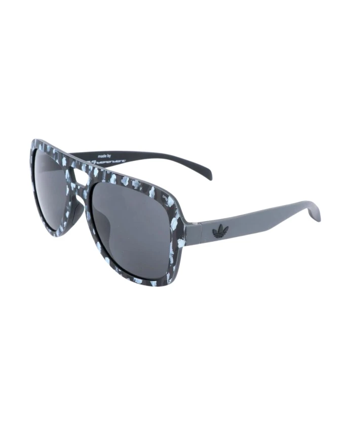 

Красные зеркальные солнцезащитные очки с верхней линией Adidas, черный