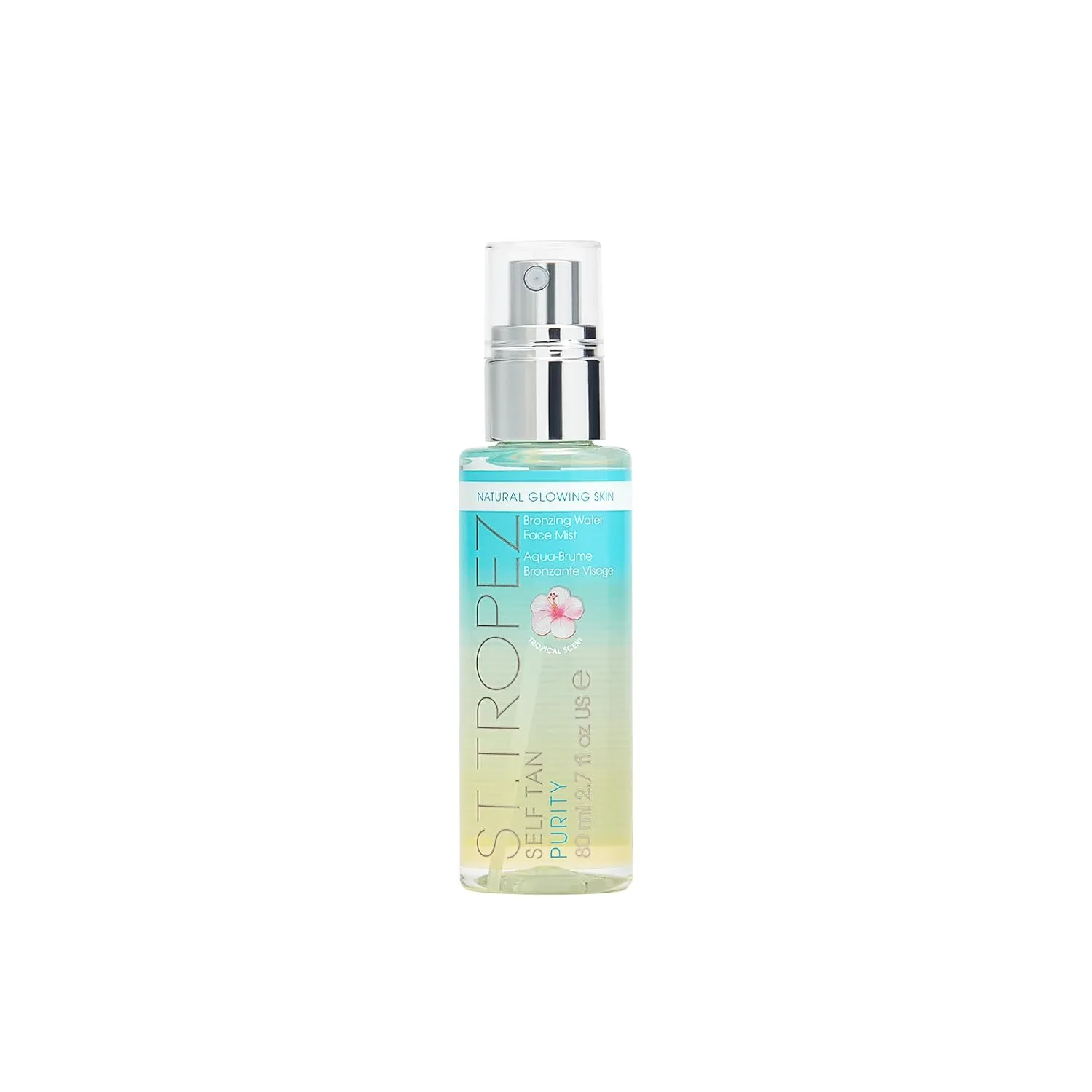 Спрей для лица St. Tropez Self Tan Purity Face Mist, натуральный эффект загара с гиалуроновой кислотой и антиоксидантами, веганский, натуральный, не тестируется на животных, 70 мл. 76.55 г (1 шт.) St.Tropez