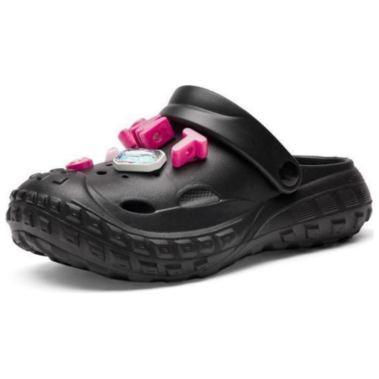 TOOMANYSHOES Разноцветные пузырьковые кроксы женские экрю, цвет Ecru — фото 4