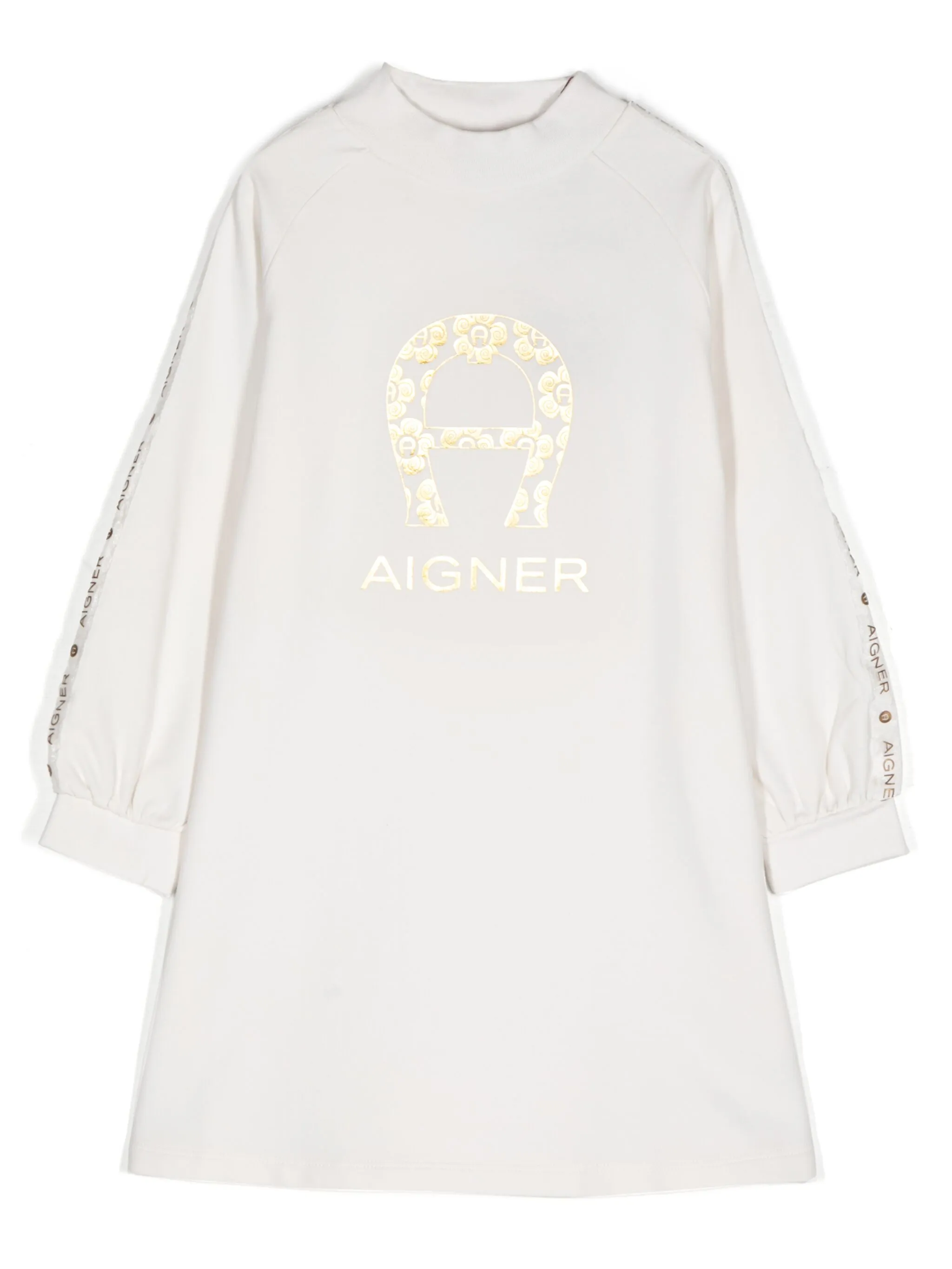 

Платье с логотипом Aigner Kids, белый