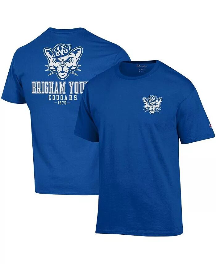 

Мужская футболка Royal BYU Cougars Stack 2-Hit Champion