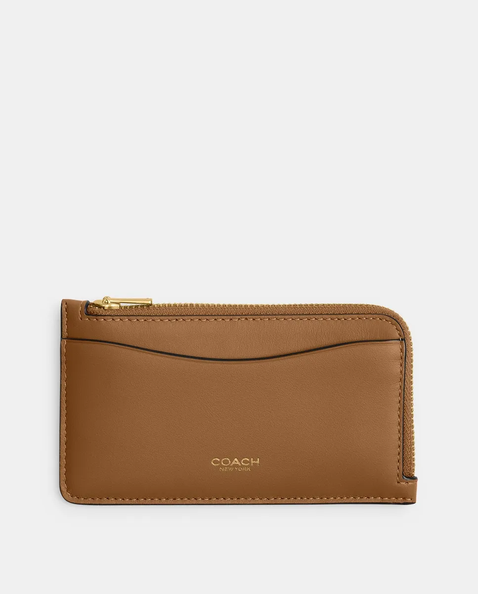 

Визитница New York на молнии Coach, коричневый