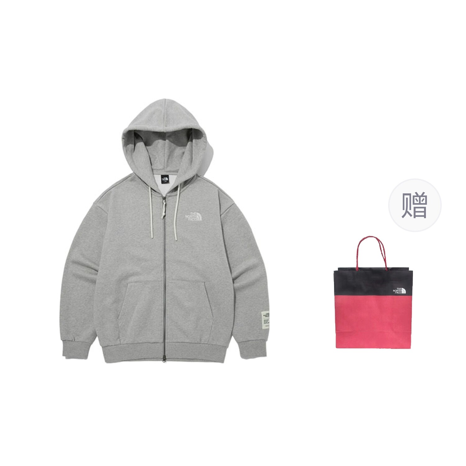 

Куртка мужская серый + подарочный пакет The North Face