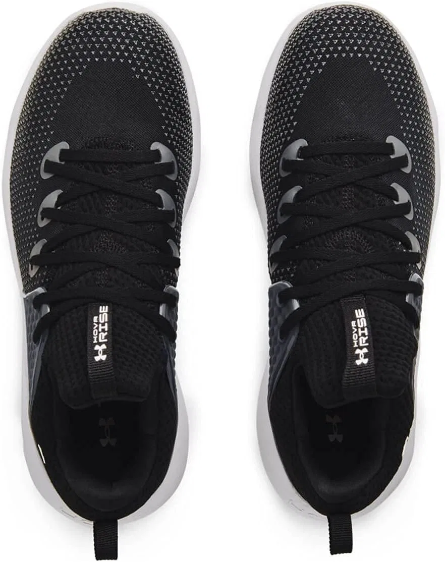 Мужские беговые кроссовки Under Armour HOVR Rise 3, черные, размер EU 49.5, белые, 49.5 EU — фото 4