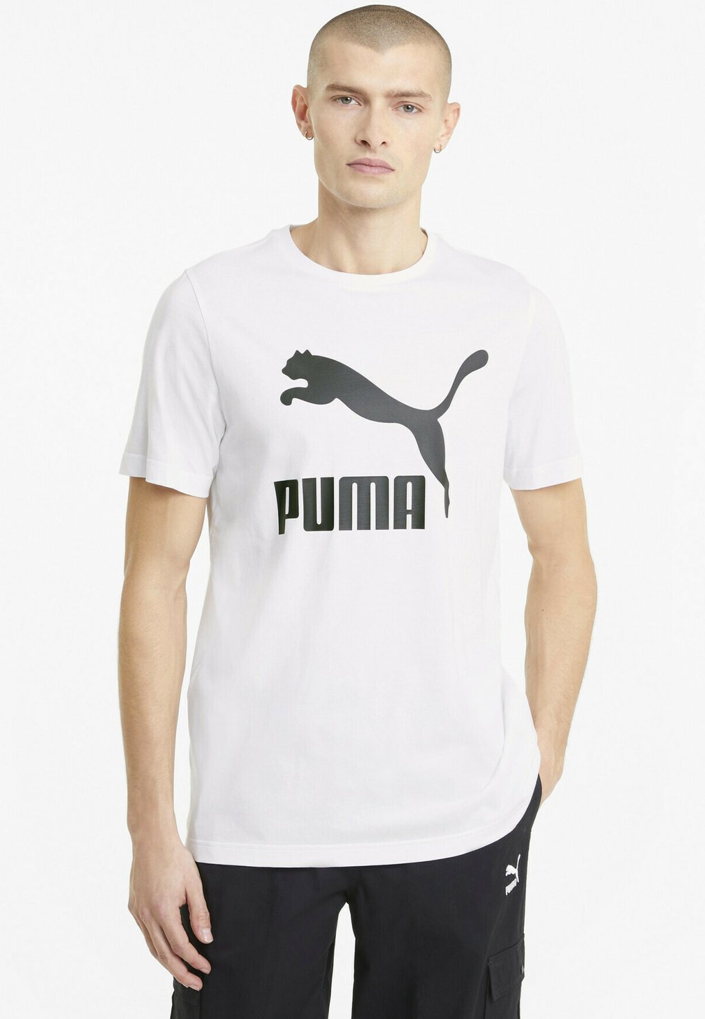 

Футболка с принтом Puma, puma белая, Белый, Футболка с принтом Puma, puma белая