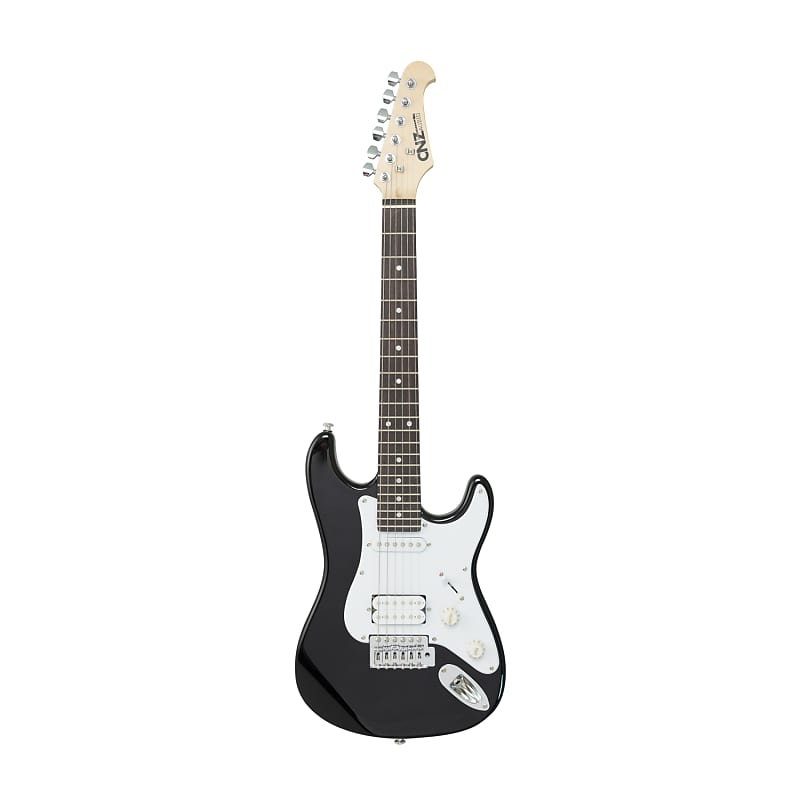 

Электрогитара CNZ Audio ST Mini Electric Guitar - Rosewood Fretboard, Maple Neck, Black