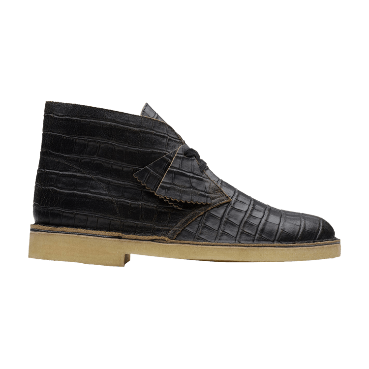 

Ботинки Desert Boot 'Black Crocodile Distress', черный