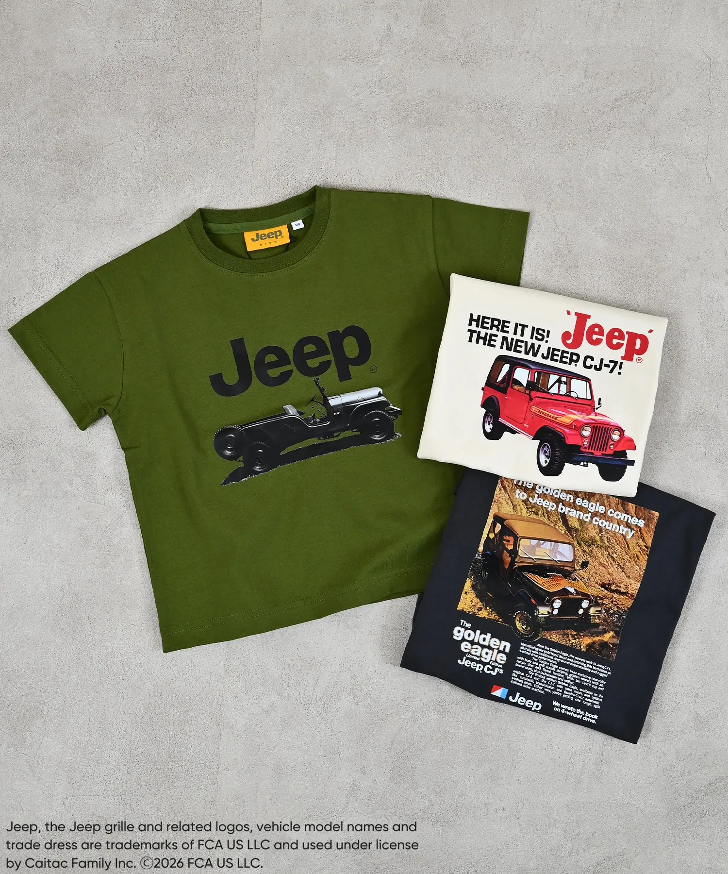 Детская футболка с принтом Jeep MARKEY'S белая — фото 2