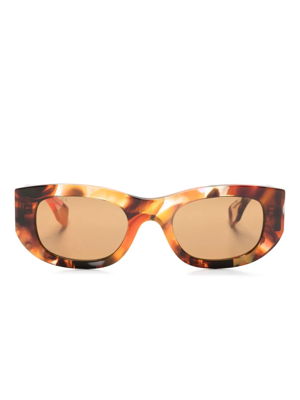 

Солнцезащитные очки GG1627S в прямоугольной оправе Gucci Eyewear, оранжевый