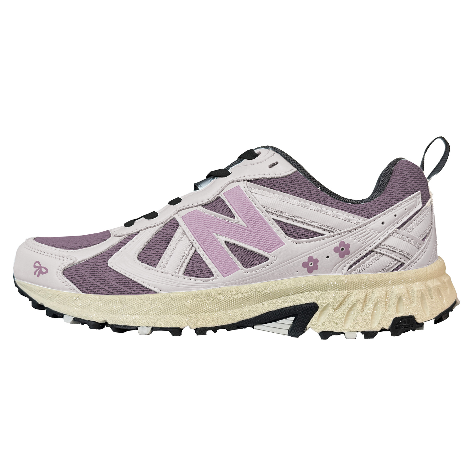 

NB 410 V5 устойчивые к истиранию низкие кроссовки для бега unisex New Balance, серо-фиолетовый