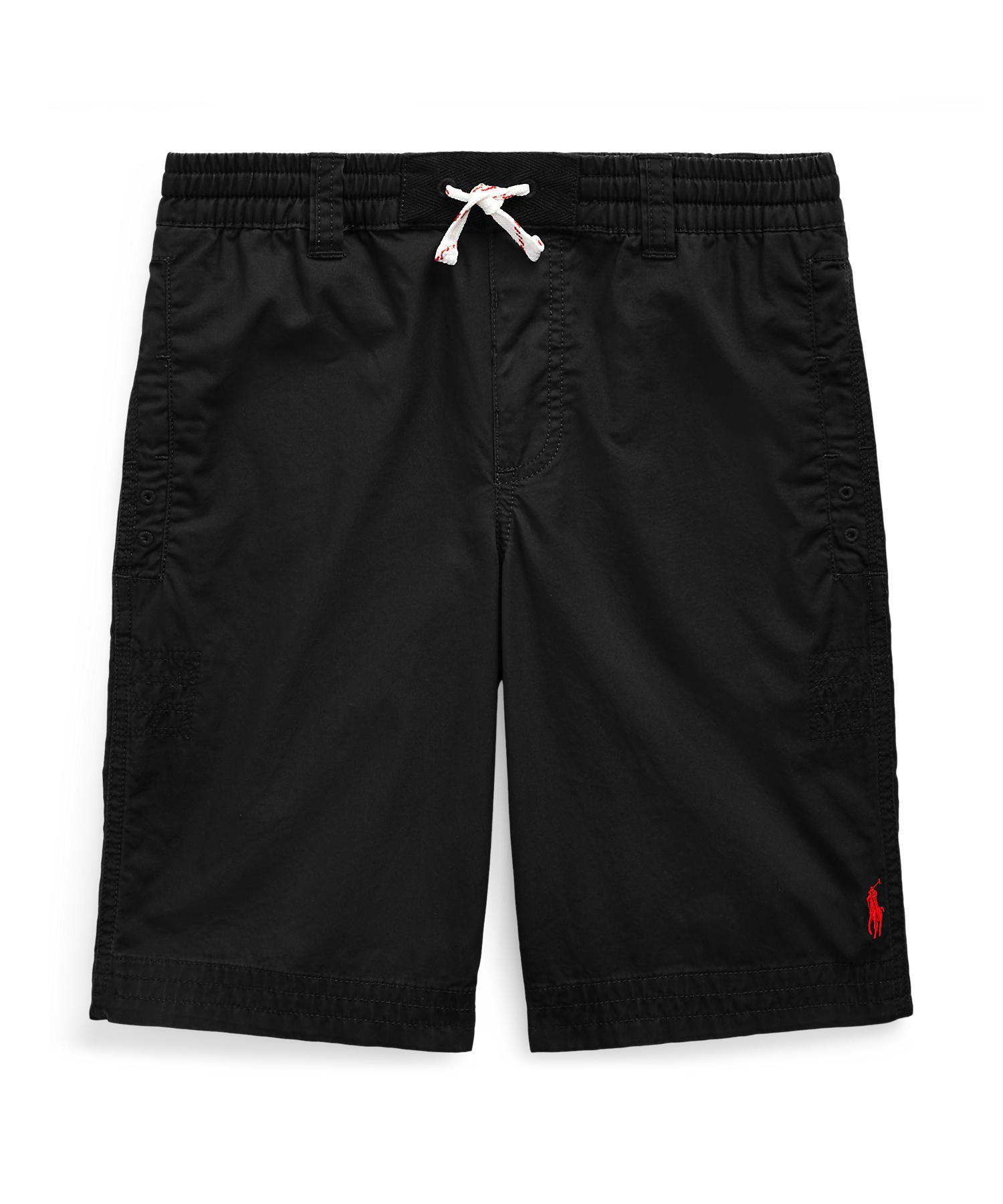 Хлопковые твиловые шорты на шнуровке (Для мальчиков 8-20 лет) Polo Ralph Lauren, 001 Black