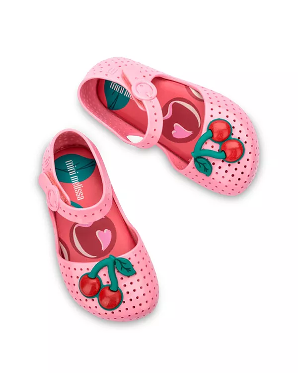 Детские балетки Furadinha Pop для девочек - для малышек и детей постарше. Mini Melissa, розовый — фото 3