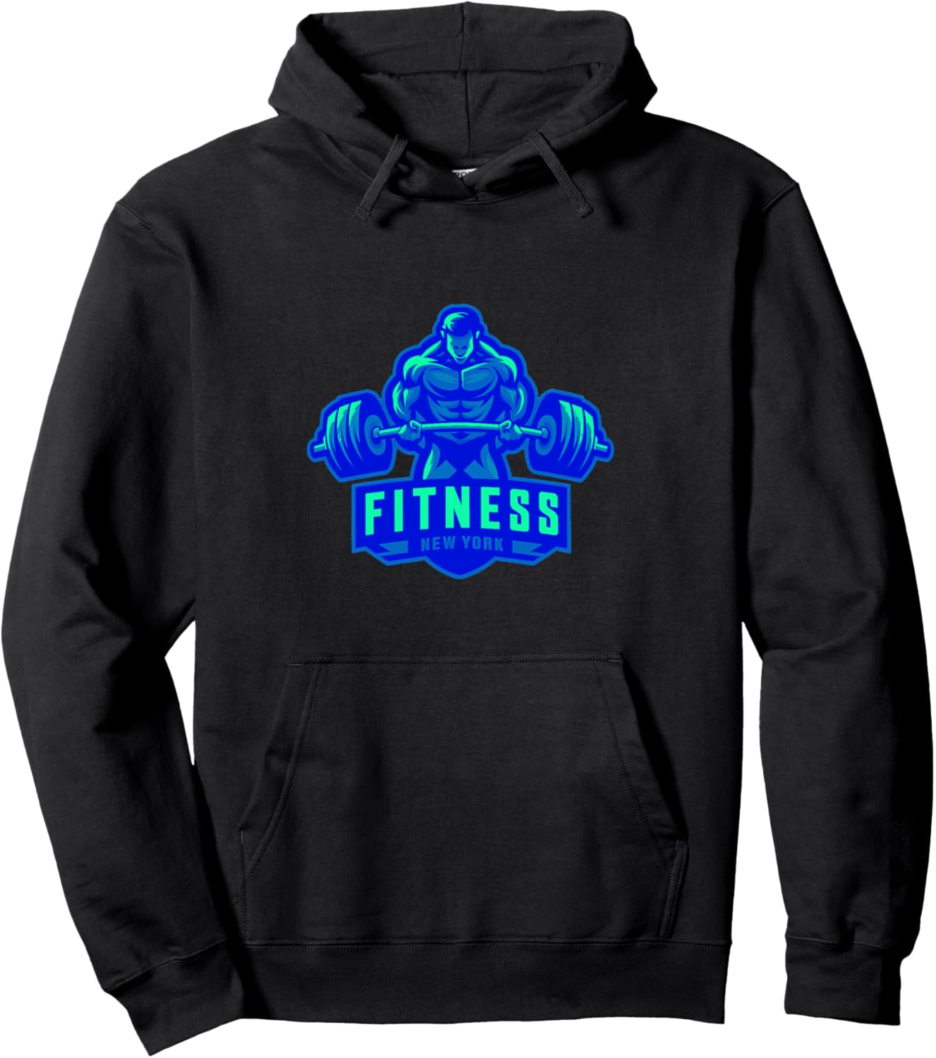 

Худи для тренировок New York City Fitness USA NYC New York Fitness United States Usa Nyc Workout, черный