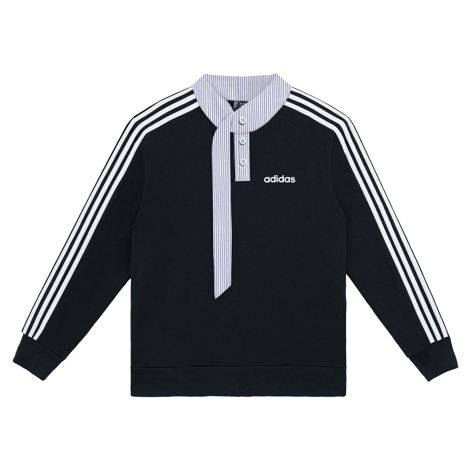 

Унисекс поло черное Adidas, черный