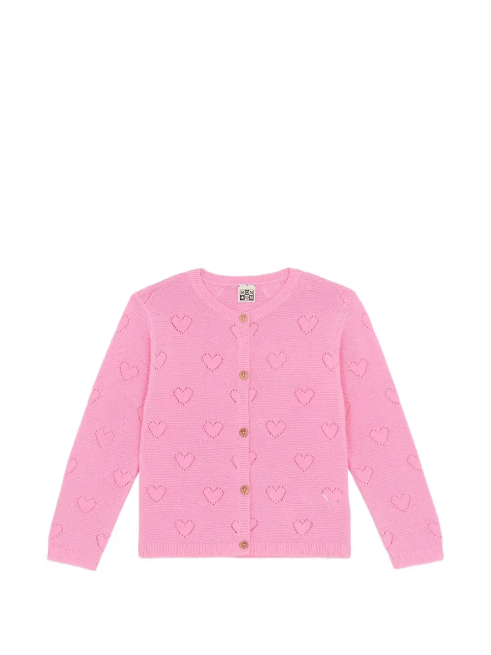Кардиган с сердечком Лилу Bonton, розовый
