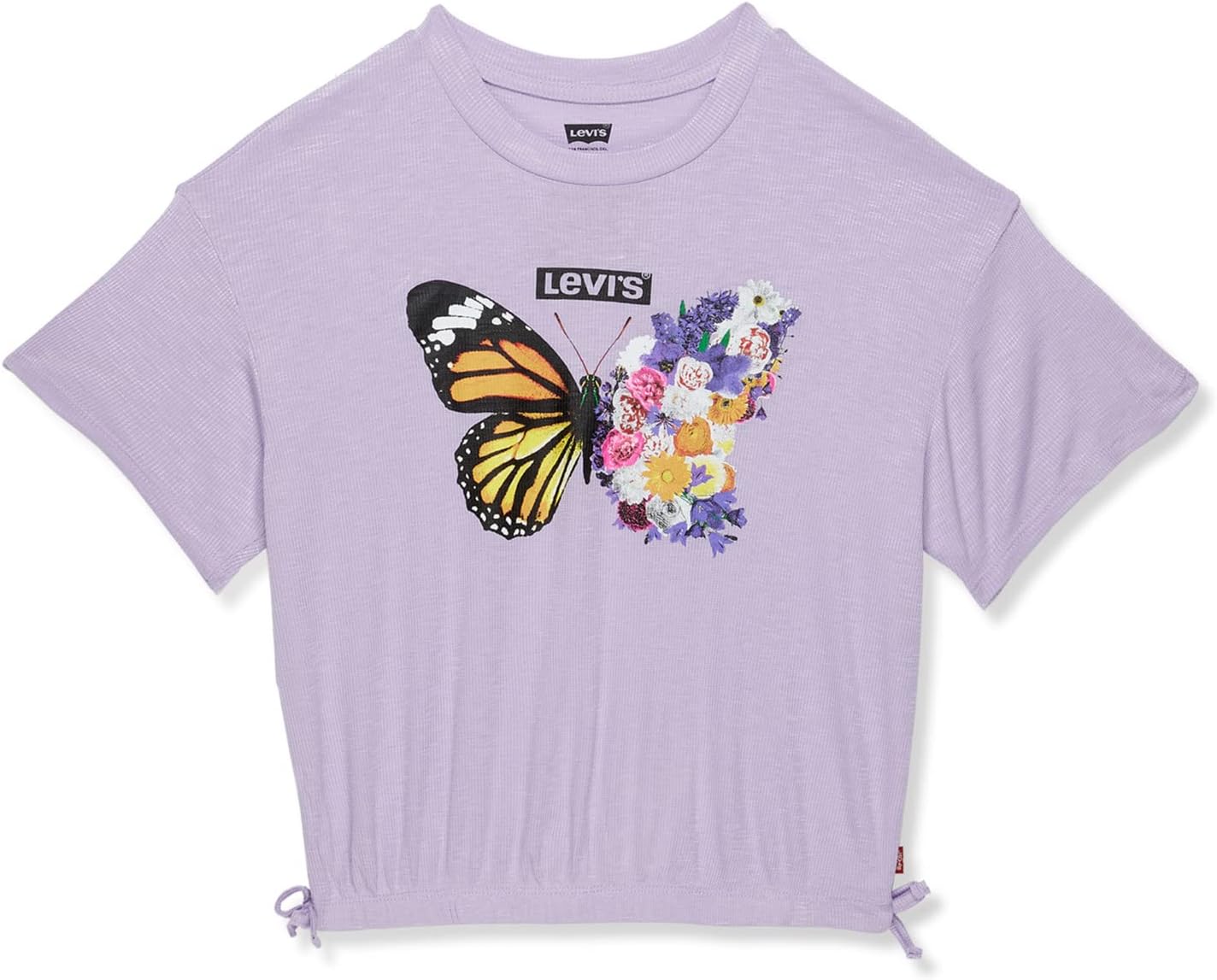 

Футболка Levi'S Meet & Greet Cinched Top Tee, цвет Purple Rose