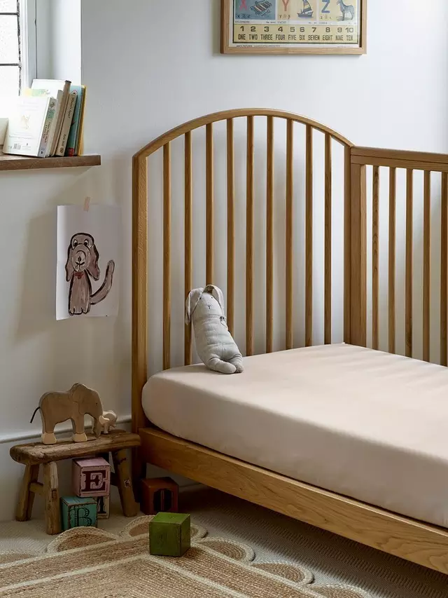 

Простыня на резинке Piglet in Bed Kids' Cotton Infant, цвет parchment