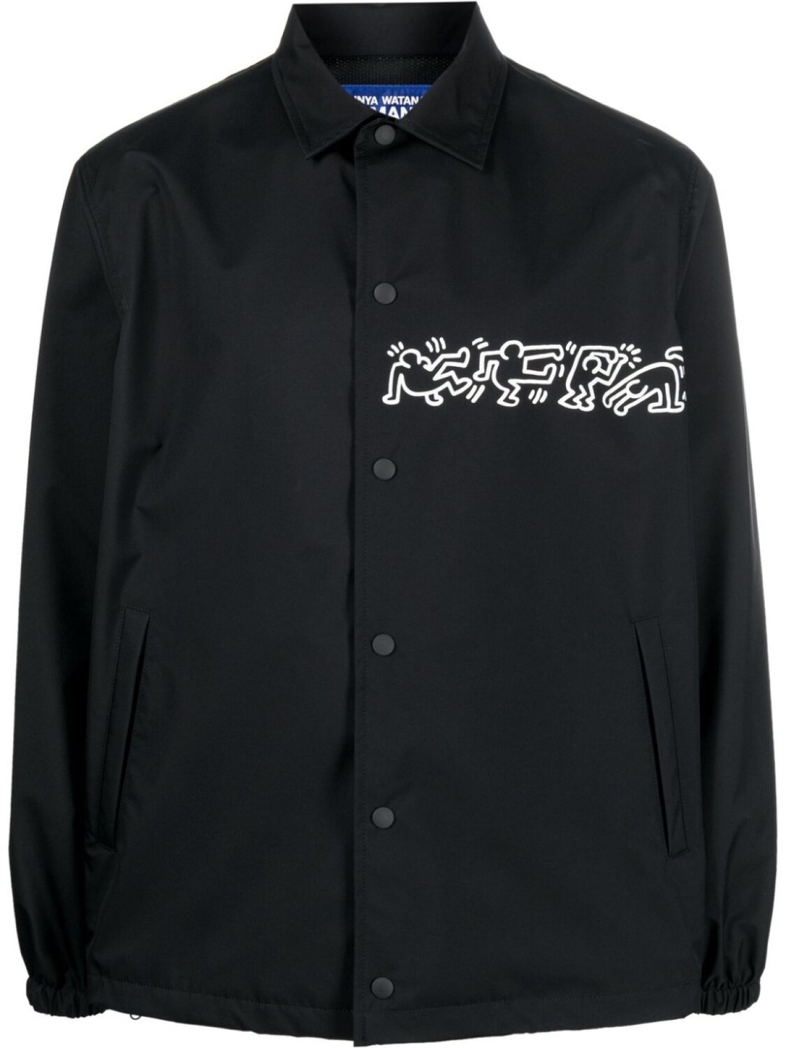 

Junya Watanabe MAN куртка-рубашка с принтом Keith Haring, черный