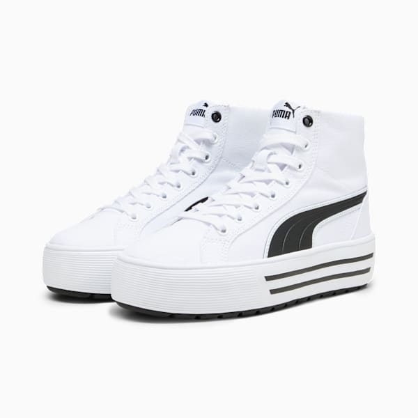 Женские кроссовки средней высоты Kaia 2.0 Puma, белый — фото 4