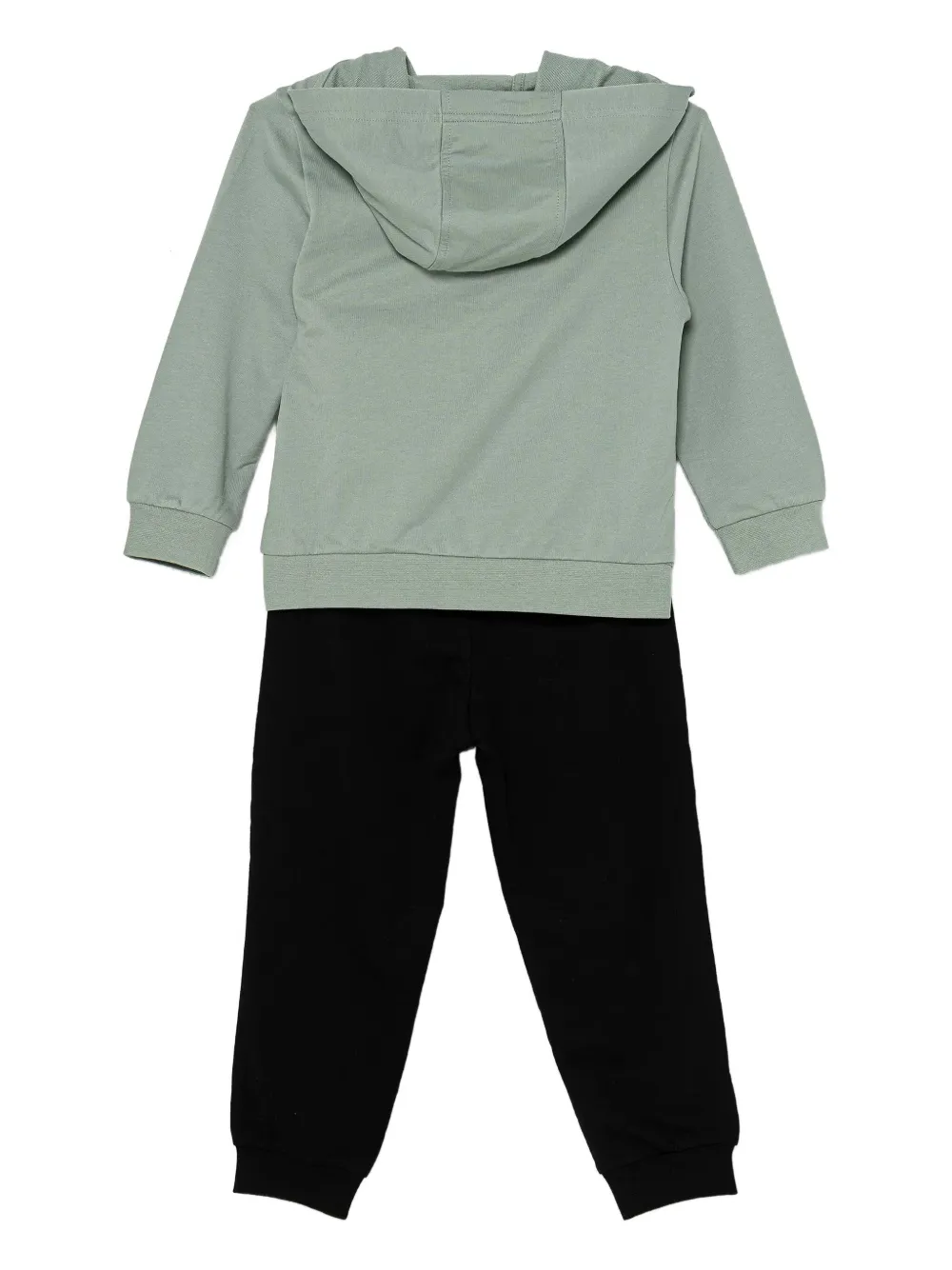 Спортивный костюм с логотипом Ea7 Emporio Armani, зеленый — фото 2