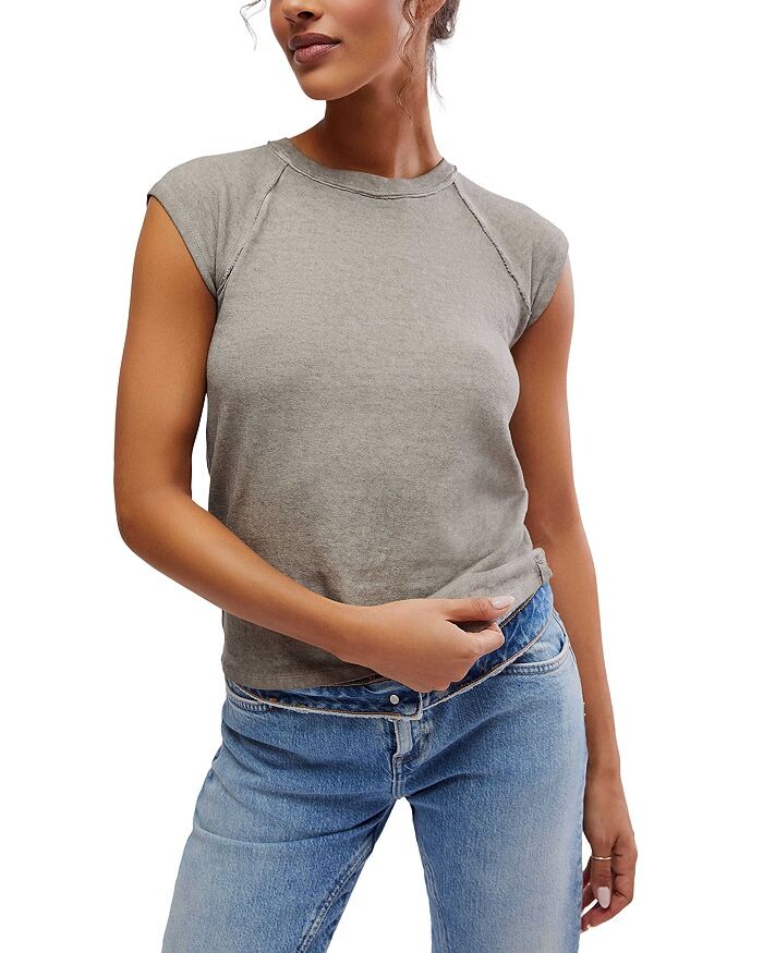 

Футболка Free People We The Free Riley, коричневый
