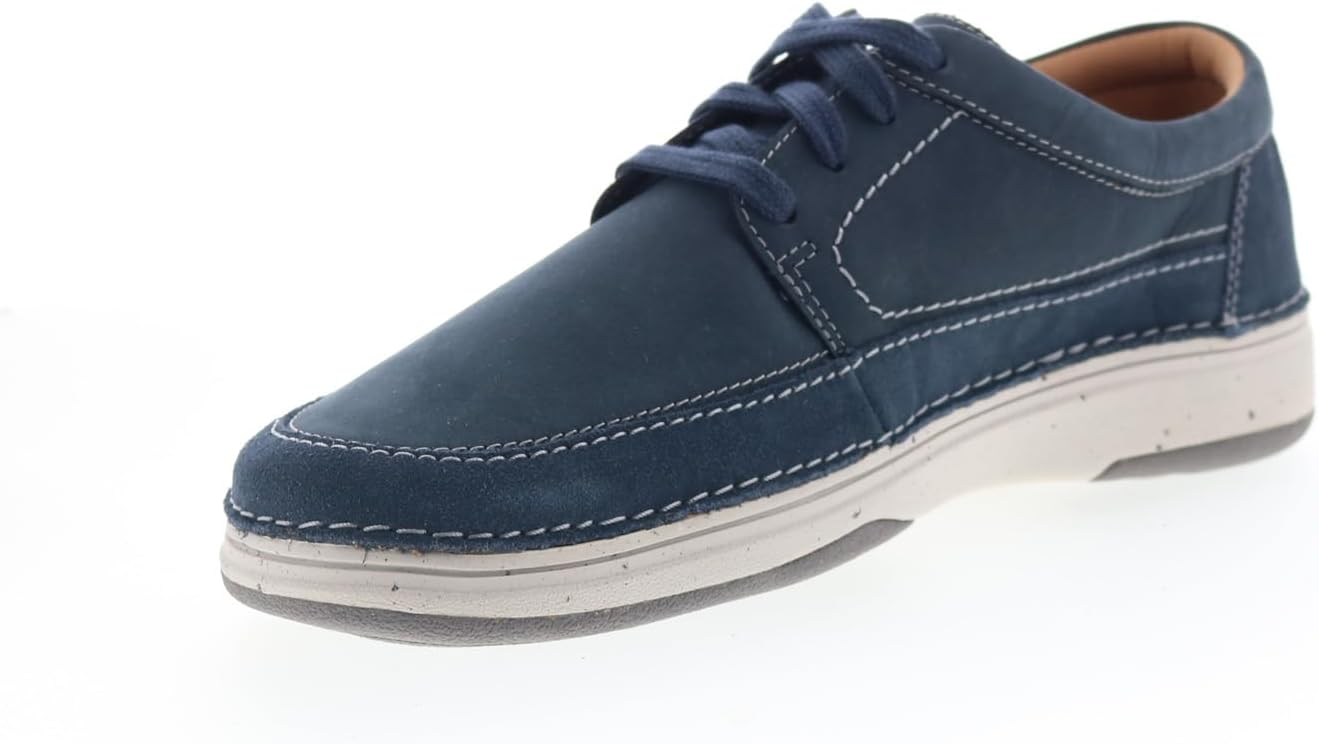 Мужские лоферы Clarks Nature 5 Lo, Navy Combi — фото 4
